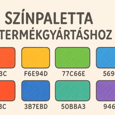 Egyedi személyre szabott termékek grafikája